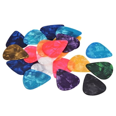 Unique Bargains Guitar Picks Guitar Accessories 0.71mm Thickness Multi-Color Pack of 50