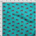 thumbnail image 3 of oneOone Viscose Chiffon Fabric Branch & Bird Block Printed Fabric 1 Yard 42 Inch Wide, 3 of 4