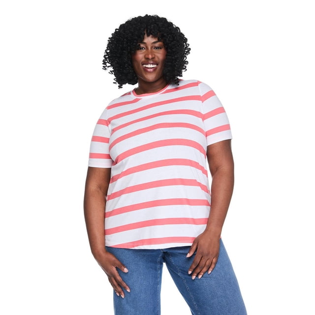 Lane Bryant Women's Plus Crew-Neck T-Shirt