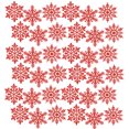 thumbnail image 1 of Plastic Glitter Snowflake, 10cm, 30 Per Box, 1 of 5