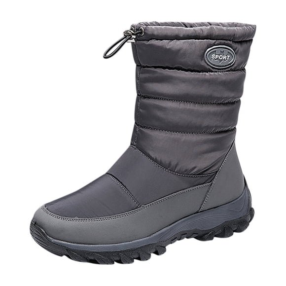 XZNGL Snow Boots Women Winter Plus Velvet Warm Short Boots Cotton Shoes Waterproof