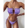 thumbnail image 1 of LSLJS Bikini Sexy Froncé pour Femmes Rehausseur Rembourré Ensemble de Plage, 1 of 7