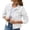 White, variant on Women'S Basic Solid Color Button Down Denim Cotton Jacket With Pockets Denim Jacket Coat Women'S Denim Jackets White M