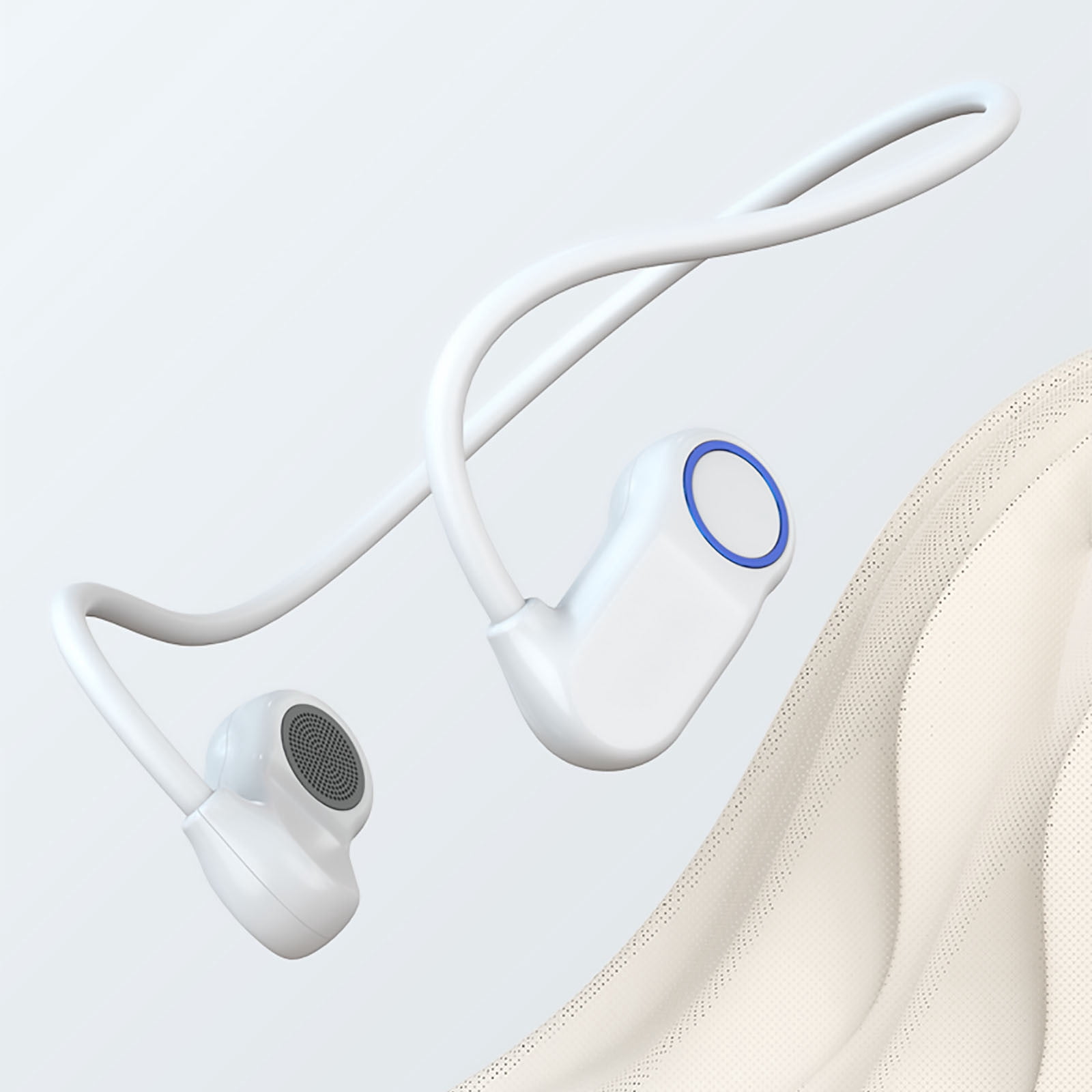 Birdeem Earphones Bluetooth Wireless, Neck Hanging High Battery Ear Hanging Non in Ear Plug-In Type-C Fast Charging True Wireless Low Latency Sports Bluetooth Earphones, Bluetooth Ear Plugs