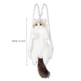 thumbnail image 3 of Sac à Dos Fait à la Main avec Peluches, Sac à Dos Réaliste en Forme de Chat pour Femmes, Mignon Sac Chat Poupée de Chiffon avec Sangle Détachable, Grand Sac à Dos en Peluche pour Usage Quotidien, 3 of 9