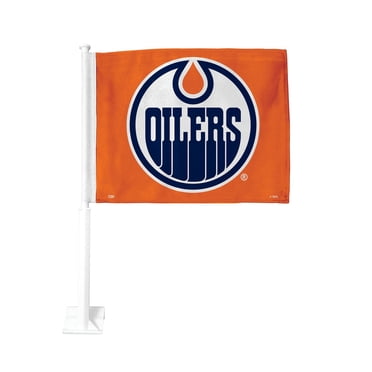 The Sports Vault Edmonton Oilers Drapeau D'Auto