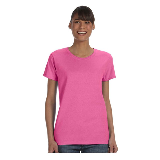Gildan T-Shirt en Jersey de Confort à Col Épais avec Ruban pour Femmes, Style G5000L