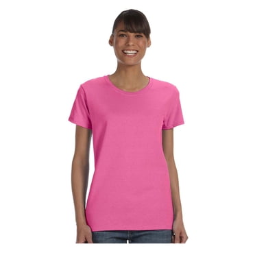 Gildan T-Shirt en Jersey de Confort à Col Épais avec Ruban pour Femmes, Style G5000L