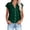 04Green, variante sur yoeyez Chemises en Lin pour Femmes Manches Courtes Mode T-Shirt Uni Boutons Col à Revers Chemises pour Femmes Tenue de Bureau Décontractée Hauts et Chemisiers d'Été pour Femmes en Solde Blanc G