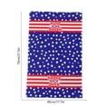 thumbnail image 3 of Independence Day Polyester Platter Towel Kitchen Rag Red White Blue Design, Kitchen Table Cover, Patriotic Decor, Durable Cleaning Cloth, Festive Event, Holiday Gathering, Washable Fabric,, 3 of 5