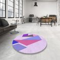 thumbnail image 4 of Ahgly Tapis Rectangulaire Lavable en Machine Intérieur Transitionnel Fleur Rose, 8 Pieds x 10 Pieds, 4 of 7