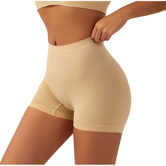 Timegard Running Shorts Women Elastic Waist Seamless Soft Stretch Workout Gym Shorts Tight Solid Color