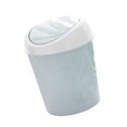 thumbnail image 2 of Qualitygoods Trash Can Mini Flip Lid Garbage Bin Desktop Bedside Plastic Waste Basket for Home Living Room, 2 of 10