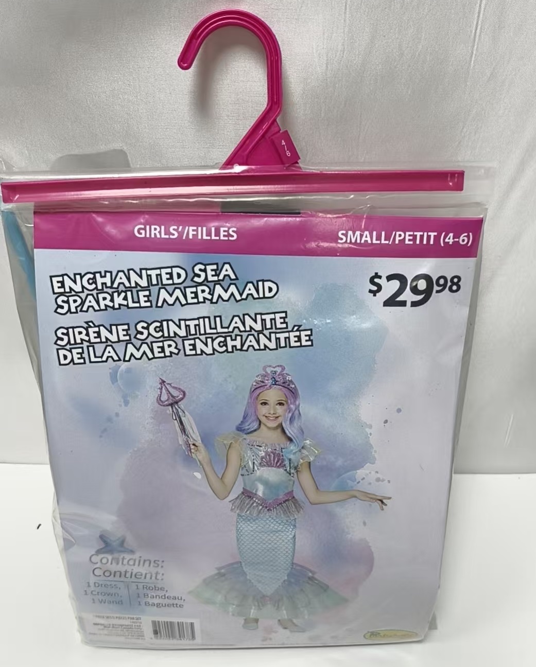 Partyholic costume de sirène étincelante de la mer pour filles, petite taille