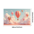 thumbnail image 1 of Colorful Design Hot Air Balloon Party Backdrop Fantasy Clouds for Children's Event Celebration Outdoor Decoration, 1 of 4
