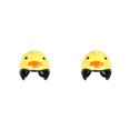 thumbnail image 3 of Baohd Bonnets pour Animaux de Compagnie Chapeaux Durs Poules Costumes Réglables Accessoires Couvre-Chef Volaille Oiseau Canard Jaune 2Set, 3 of 6