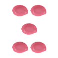 thumbnail image 3 of kurtrusly Snack Tray Candy Plate Fruit Basket Simulation Lifelike Leaf Space Saving Kitchen Gadget Party Accessory Decoration Pink 5Set, 3 of 6