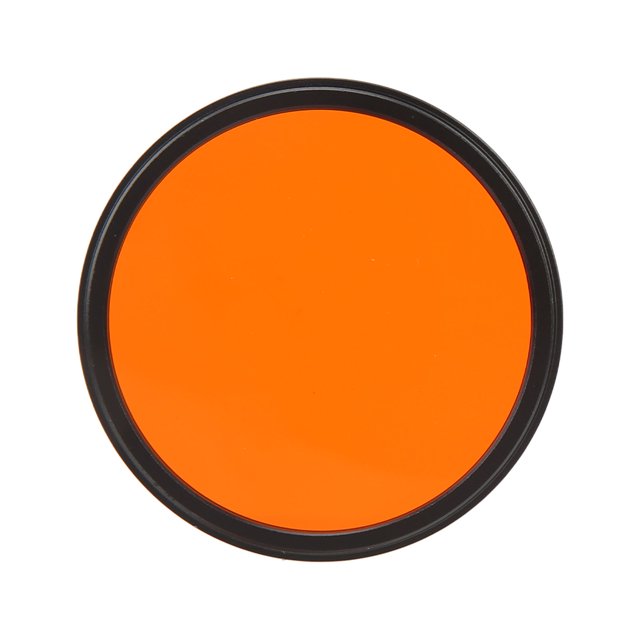 Camera Lens Filter, Low Reflection Ultra High Definition 52mm Camera Lens Filter Oil Proof Scratch Resistant For Digital Cameras Orange