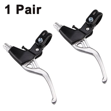 Pair Bicycle Brake Lever, V-Brake Handlebar Aluminum Alloy Bike Brake Handle Universal 2.2cm for Most Bicycle, Road Bike, Mountain Bike