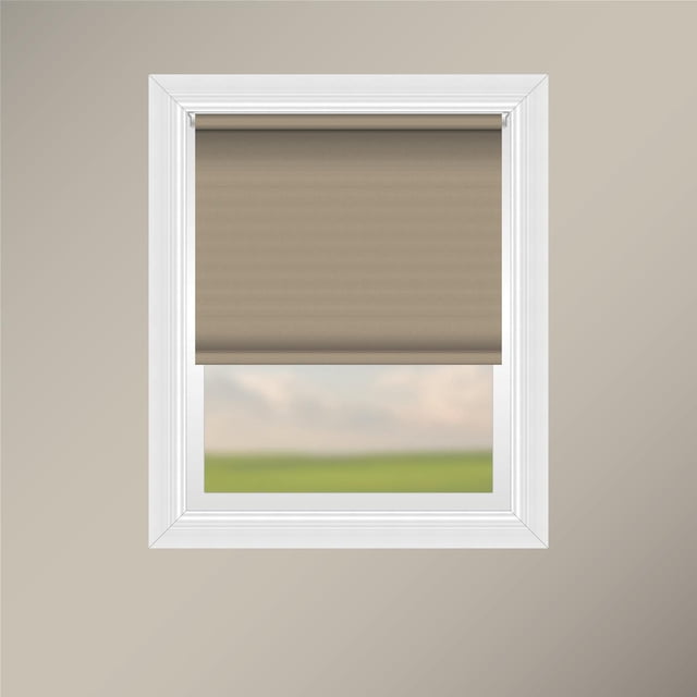 Off Cut Shades Chainless Solid Privacy Roller Shade-Moss