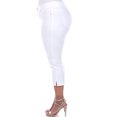 thumbnail image 3 of White Mark Jeans Capri pour Femmes Grande Taille, 3 of 5