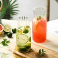 thumbnail image 2 of OUSITAID Glass Pitcher Set Bedside Carafe Set V-Shaped Spout Glass Carafe, 2 of 8