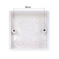 thumbnail image 3 of Unique Bargains Wall Switch Box Deep Case Recessed Mount 86 Type Single Gang White 6pcs, 3 of 3