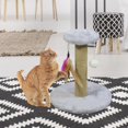 thumbnail image 4 of Esquirla Cat Scratching Post Premium Sisal Rope Scratcher Scratching Pole Gift Kitten Cat Post Only 39cm, 4 of 8