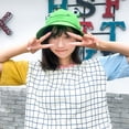 thumbnail image 4 of Bucket Hat Black Cute Frog Design Sun Protection Fisherman Hat Children Adults Outdoor Bucket Cap, 4 of 6