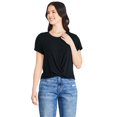 thumbnail image 1 of T-shirt avec nœud devant George pour femmes, 1 of 6