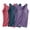 Red+Purple+Blue, variant on Cameland 3PC Women's Tank Top with Built in Bra Sleeveless Wide Shoulder Strap Camisoles Basic Cami Tanks Summer Padded Bra Undershirt for Workout Sleeping Traveling
