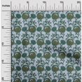 thumbnail image 1 of oneOone Cotton Poplin Fabric Leaves & Floral Block Print Sewing Fabric BTY 42 Inch Wide, 1 of 4
