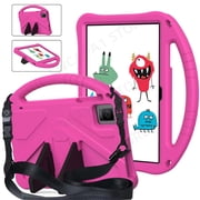 Portable Funda with Rear Kickstand For Acer Iconia Tab P10 Case 10.4" Tablet PC EVA Foam Shockproof Protector Cover Kids Safety Case with Strap-RS Acer Iconia Tab P10