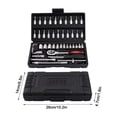 thumbnail image 3 of Tool Set with Tool Box 46-Piece Socket Wrench Set Car Motorcycle Auto Insurance Set Household Xiaofei Hardware Tool Combination Set Allen Wrench Socket Set Metric Allen Socket Set, 3 of 3