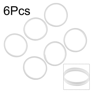 6pcs Silicone Sealing RingsLid Seal Gaskets Water Cup Sealing For Gatorade Hydration System Bottles Kitchen Gadgets