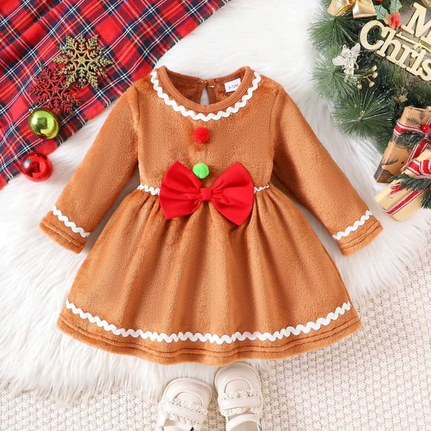 cute winter dresses for teens Girls Toddler Teenage Girl Dresses 12 14 Girl Apparel 4t Winter Dresses 2021 Cheap A Line Simple Swing Dress Style:Without Bows Girls Dresses Casual Long