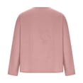 thumbnail image 4 of GigrtiJin Mens Long Sleeve T-Shirt Casual Fall V Neck Solid Color Tops Blouses Plus Size Basic Pullover Undershirt, 4 of 6