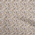 thumbnail image 1 of oneOone Polyester Spandex Yellow Fabric Floral Retro Sewing Material Print Fabric By The Yard 56 Inch Wide, 1 of 5
