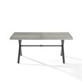 thumbnail image 4 of Pemberly Row Table à Manger d'Extérieur Moderne en Métal, Gris/noir Mat, 4 of 10