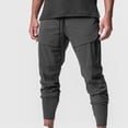 thumbnail image 1 of RKSTN Pants for Men Fall Solid Drawstring Quick Drying Pinching Training Pants Quick Drying Hiking Pants Trousers Loose Trousers Straight Leg Pants, 1 of 6