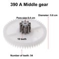thumbnail image 1 of For 390 Gearbox Ride Toy Car 550 5P Large Gear 550 5P Middle Gear 550 5P Set, 1 of 9