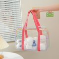thumbnail image 4 of Sac à Main Transparent en PVC pour Plage d'Été, Voyage, Gelée, Imperméable, Grand Sac de Lavage (L), 4 of 7
