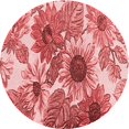 thumbnail image 1 of Ahgly Tapis Rond Lavable en Machine Intérieur Transitionnel Rose Pastel, 5 Pieds Rond, 1 of 7