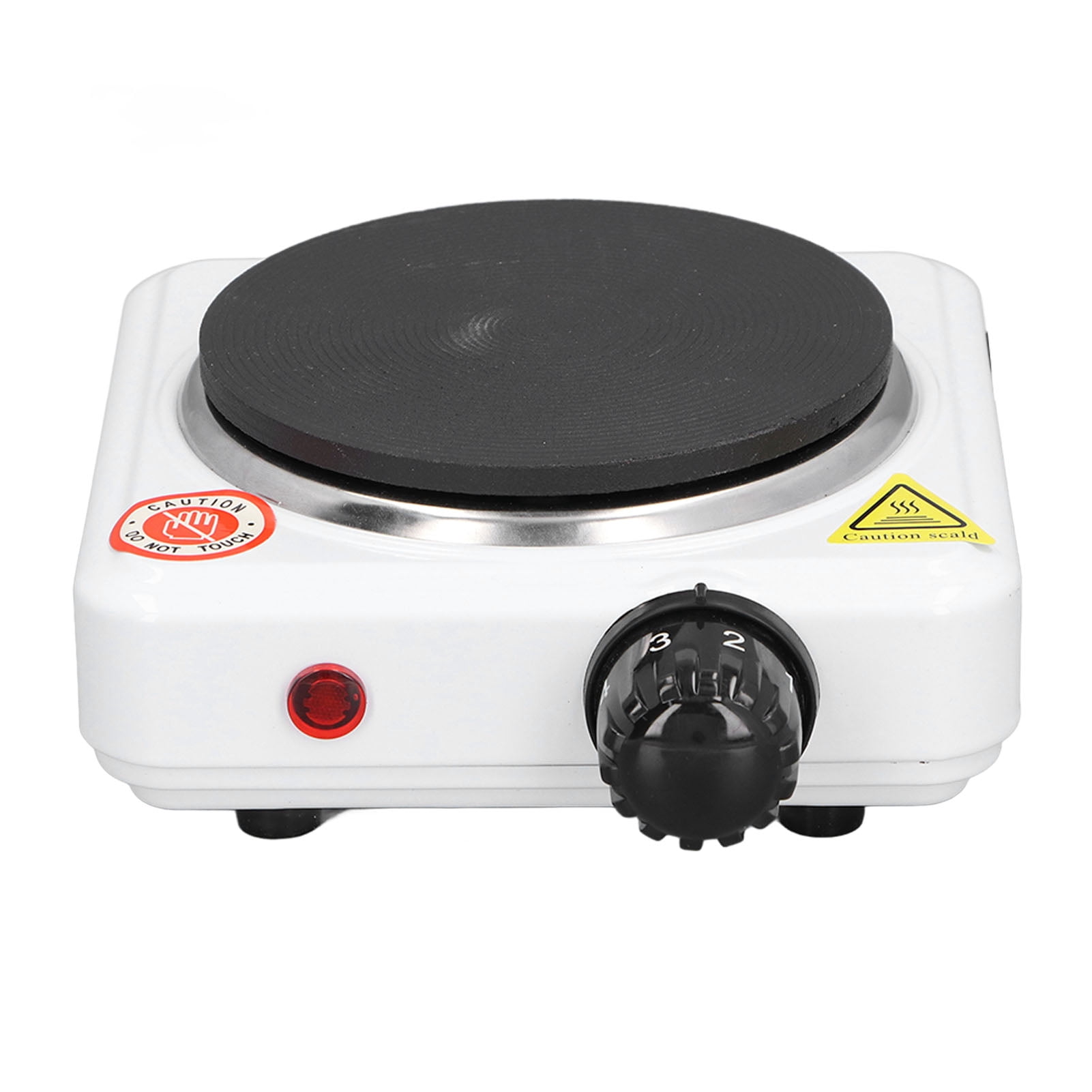Heater Mini Electric Stove 500W Multifunctional Adjustable Temperature Small Hot Plate Kitchen Countertop Heater For Milk Water Coffee Tea US Plug 110V