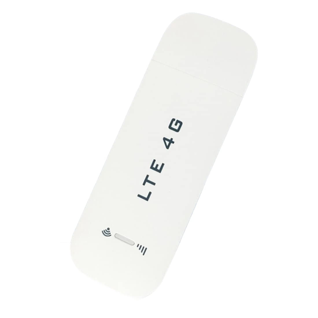 Portable 4G LTE USB WiFi Modem Router with SIM Card Slot, 150Mbps Wireless Network Adapter Supporting 8 Devices, 2.4GHz 802.11 Protocol, Southeast Asia Version (B1/B3/B5), ABS White, Compact