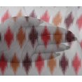 thumbnail image 4 of oneOone Viscose Chiffon Fabric Argyle Ikat Printed Craft Fabric BTY 42 Inch Wide, 4 of 4