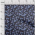 thumbnail image 2 of oneOone Viscose Jersey Blue Fabric Floral Sewing Craft Projects Fabric Prints By Yard 60 Inch Wide, 2 of 5