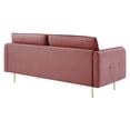 thumbnail image 3 of Modway Cameron Sofa en Velours de Performance Capitonné, 3 of 11