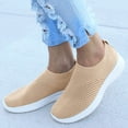 thumbnail image 2 of Kcodviy Chaussures en Maille pour Femmes d'Extérieur Espadrilles Compensées Chaussures pour Femmes Taille 12 Décontractées à Enfiler Confortables Espadrilles pour Femmes Taille 8 Semelles Chaussures de Course Sport, 2 of 3