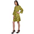 thumbnail image 3 of Moomaya Printed Kimono Robe For Girls Crossover Bathrobe Kimono Women Bathrobe, 3 of 5